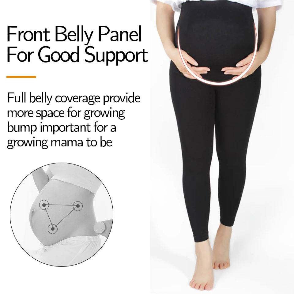 Legging de Grossesse Taille Haute – Confort Absolu & Maintien Parfait