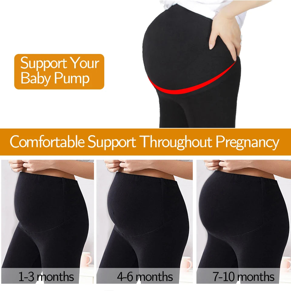 Legging de Grossesse Taille Haute – Confort Absolu & Maintien Parfait