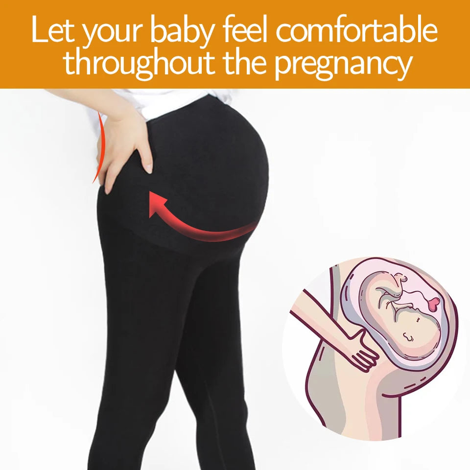 Legging de Grossesse Taille Haute – Confort Absolu & Maintien Parfait