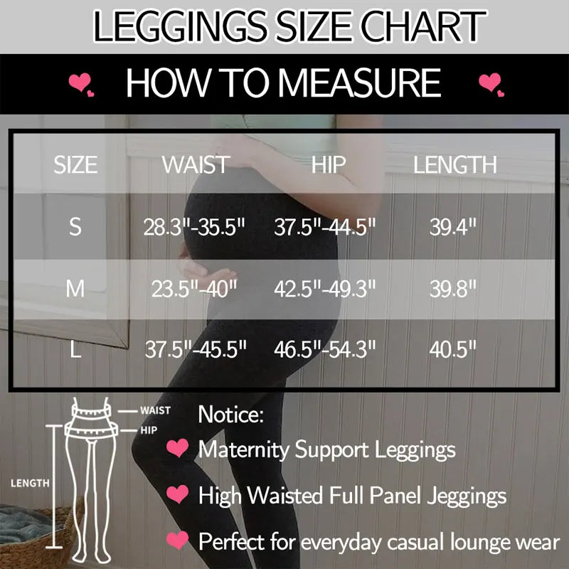 Legging de Grossesse Taille Haute – Confort Absolu & Maintien Parfait
