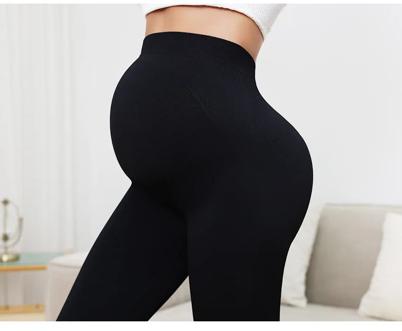 Leggings Sans Coutures pour Femmes Enceintes – Grossesse Confort & Liberté de Mouvement