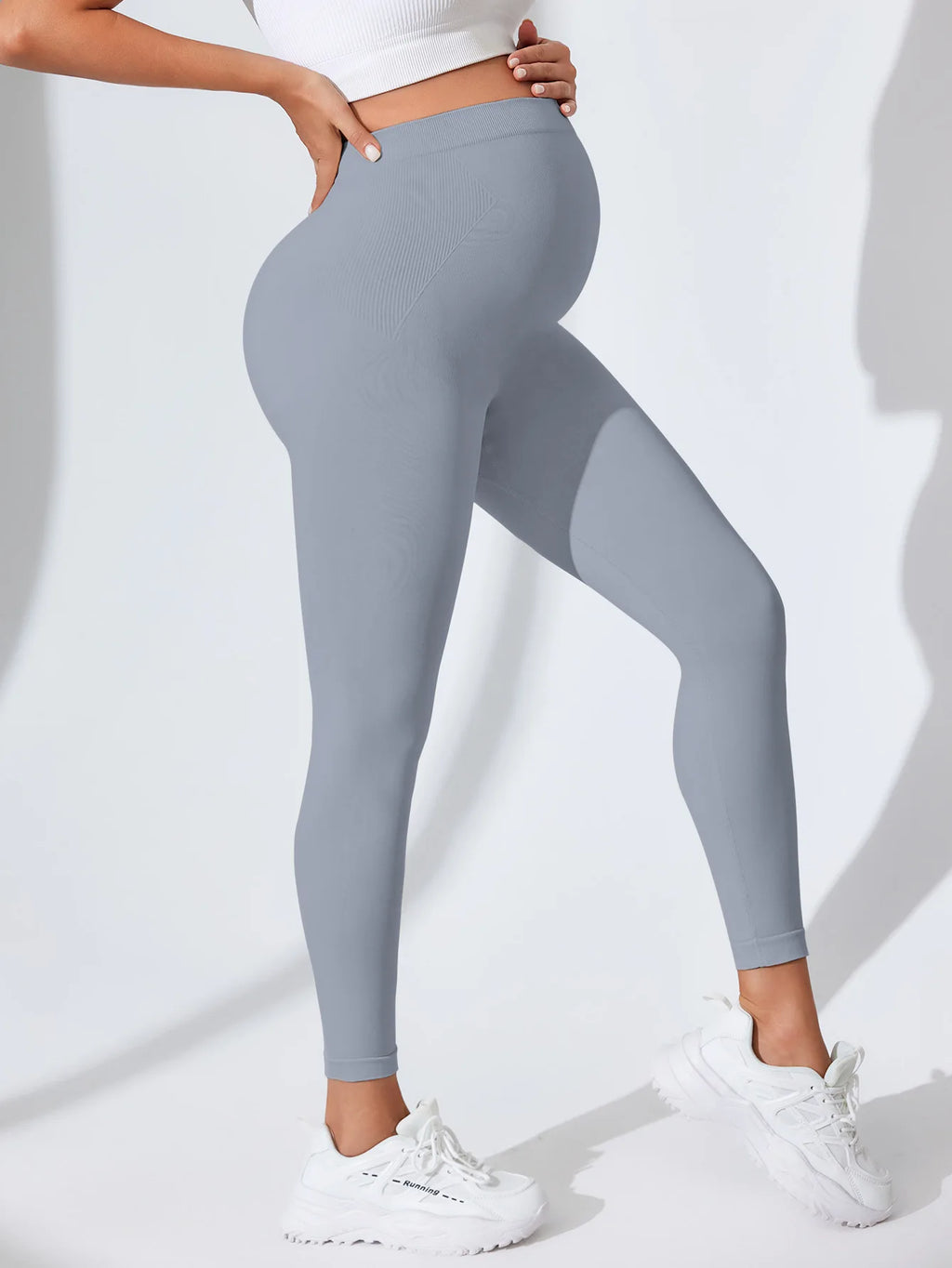 Leggings Sans Coutures pour Femmes Enceintes – Grossesse Confort & Liberté de Mouvement