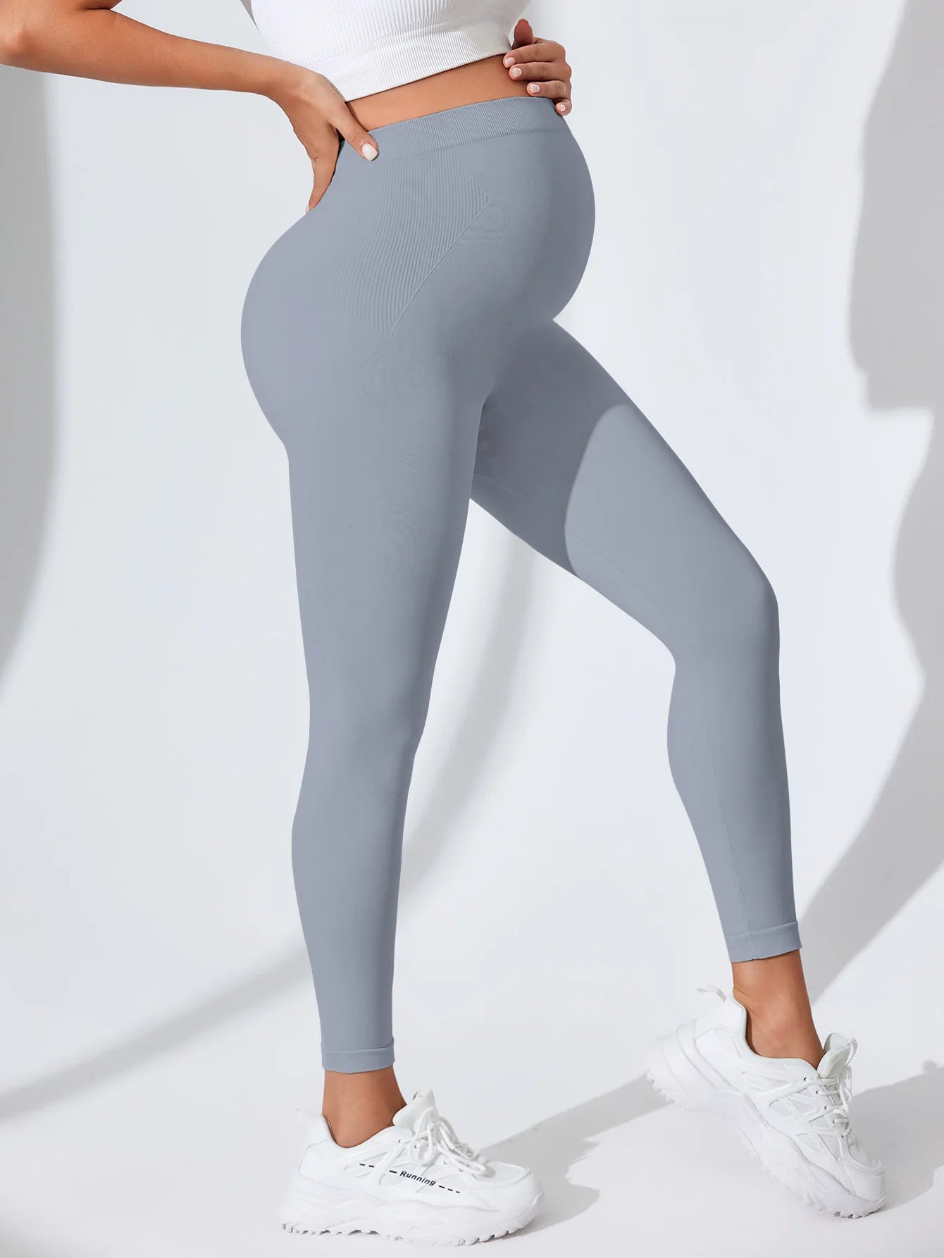 Leggings Sans Coutures pour Femmes Enceintes – Grossesse Confort & Liberté de Mouvement