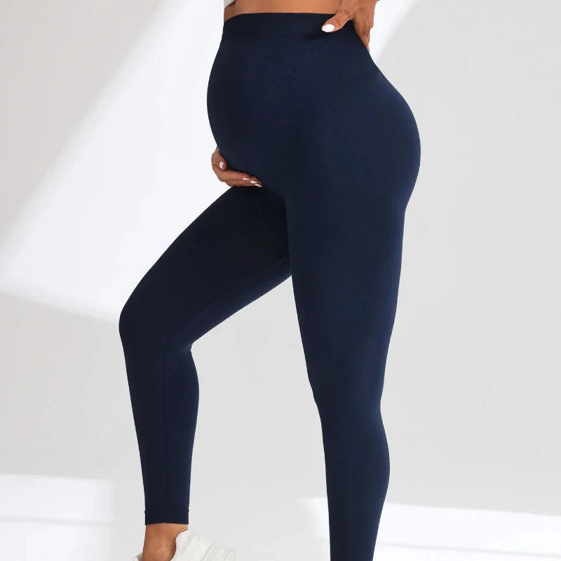Leggings Sans Coutures pour Femmes Enceintes – Grossesse Confort & Liberté de Mouvement